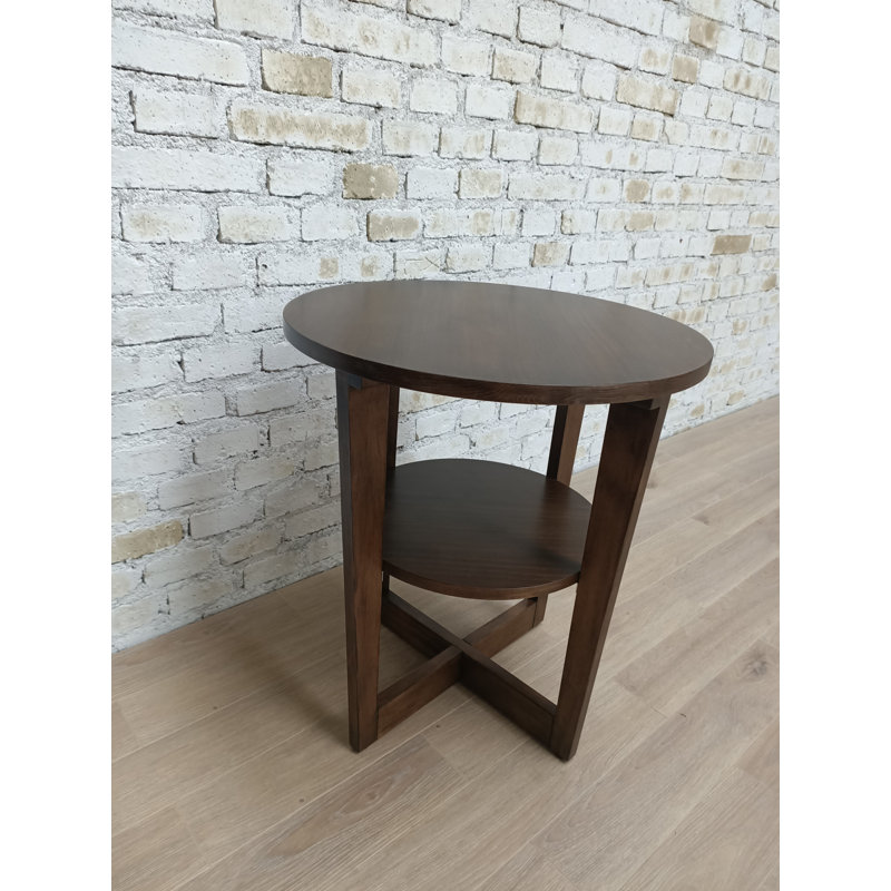 Latitude Run® Artavius Cross Legs End Table with Storage & Reviews Wayfair